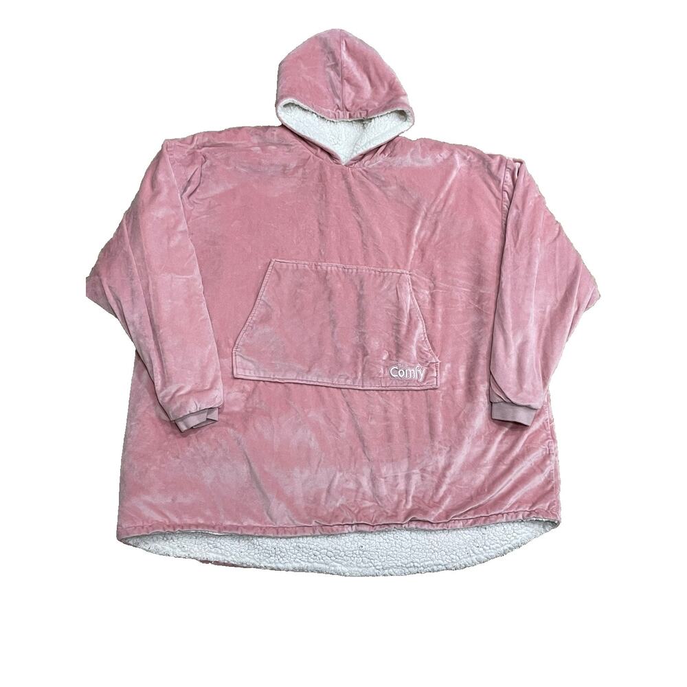 The Comfy Original Wearable Hoodie Blanket Women One Size Pink Oversized Pocket